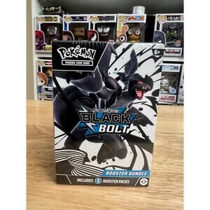 Pokemon Black Bolt Booster Bundle Trading Cards TCG Scarlet & Violet w/ 6 Packs